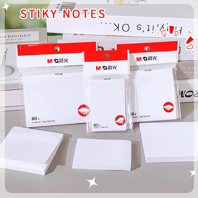 Back to school supplies stationery offices accessories Notepad for Notebook Bookmarks Scratch paper sticky notes index memo pads
