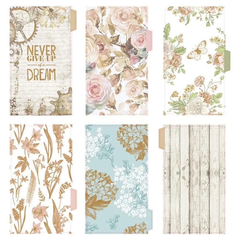 Planner Notebook Binders 6-Ring Binder Binder Index Page Binder Index Dividers Binder Indexing Cards Loose Leaf Separator Page