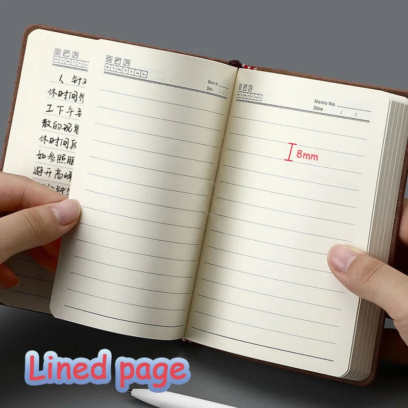 Notebooks A6 360P Lined/Blank Page Diary Planner Journal Notepad Stationery For Office School Supplies Bullet Sketch Agenda 2025