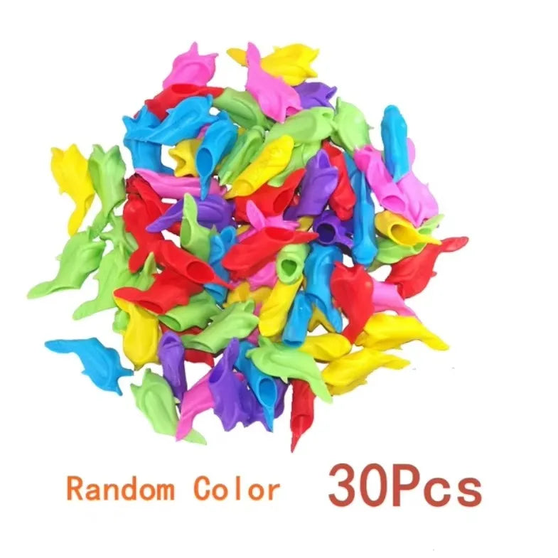 Pencil Grippers for Kids Handwriting 10-30Pcs Finger Grips Holder Ergonomic Writing Aid Grip Posture Correction Training Tools