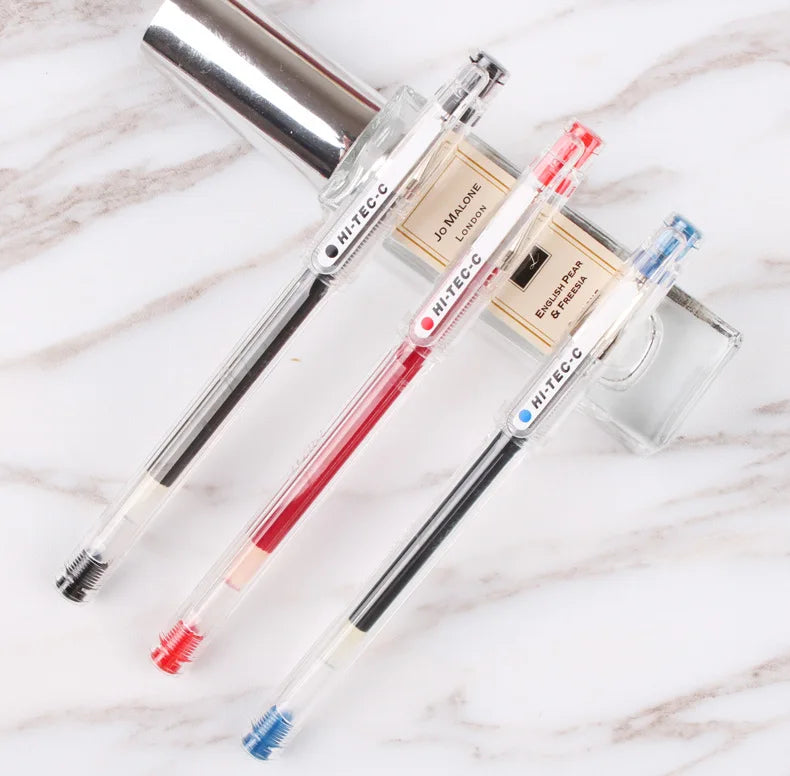 3pcs Pilot HI-TEC Gel Ink Pen 0.25 0.3 0.4 0.5MM Fine Point Ball Pen Needle Neutral Quick Dry Ink Black,Blue,Red BLLH-20C4