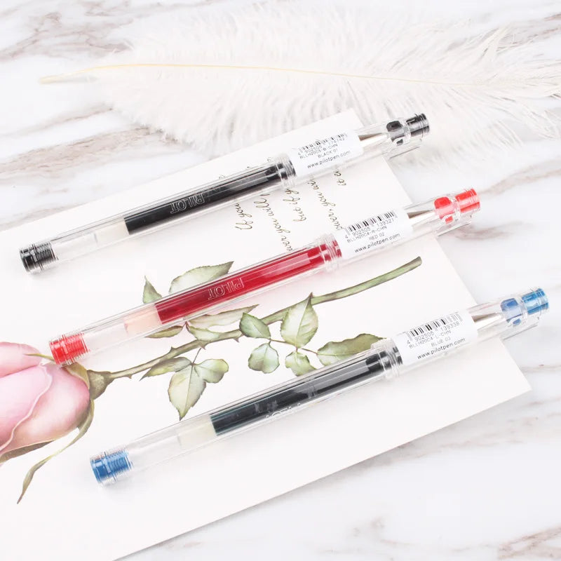 3pcs Pilot HI-TEC Gel Ink Pen 0.25 0.3 0.4 0.5MM Fine Point Ball Pen Needle Neutral Quick Dry Ink Black,Blue,Red BLLH-20C4