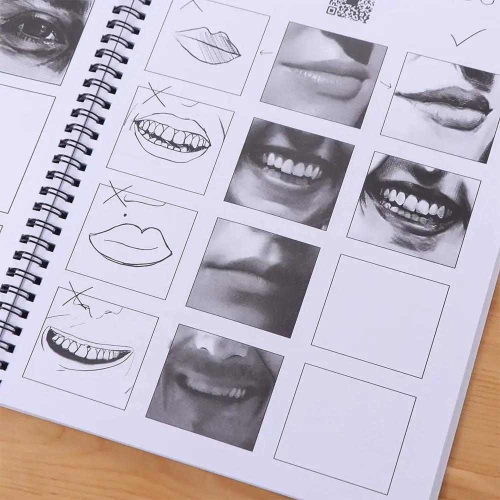 This is Not a Sketchbook It's an Art Class Drawing Book with Lined Blank Pages for Kids Adults Easy Step Practices Sketchpa