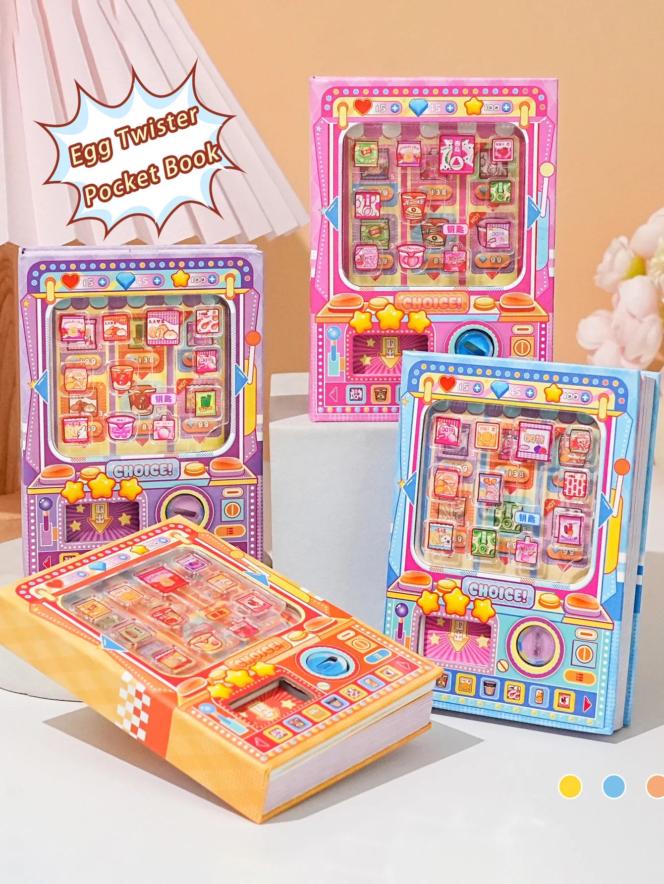 A Notebook with 80 Colorful Pages, a Stylish and Portable Pocket-Sized Notebook with a Theme of Delicious Snacks