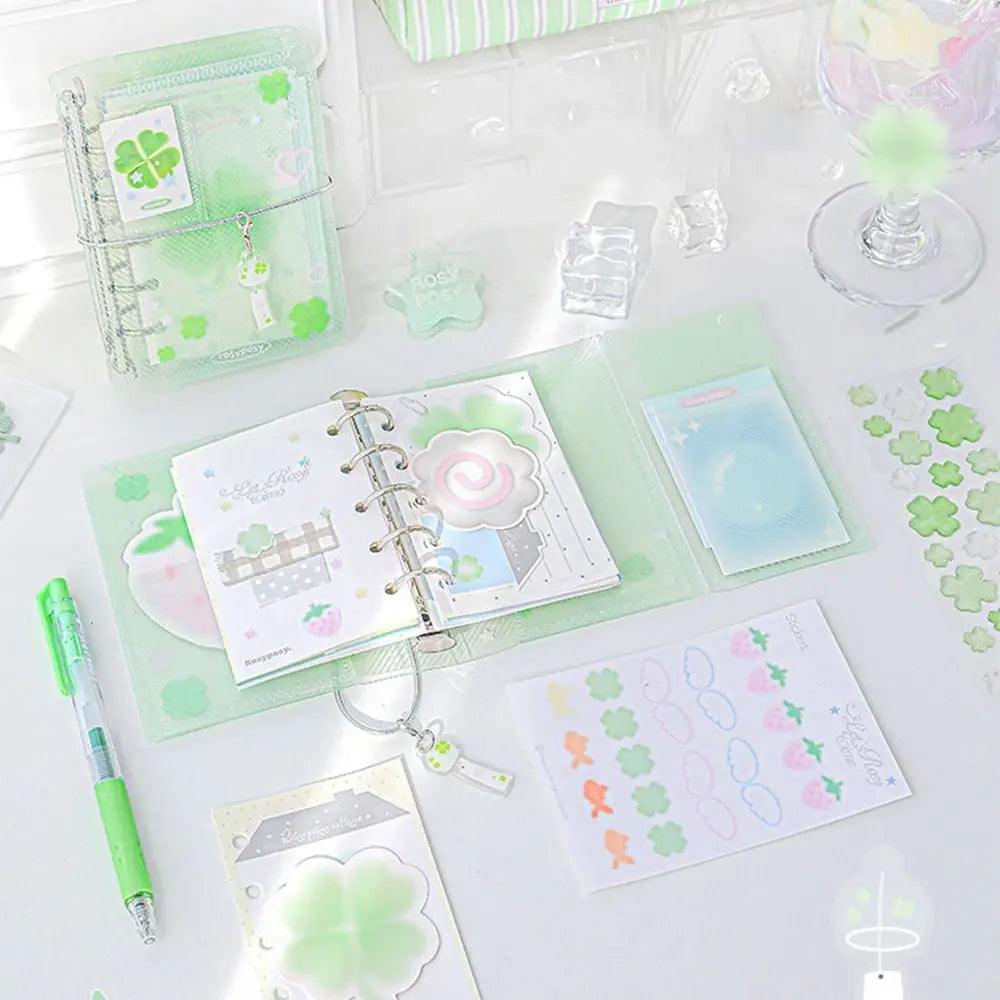 Stationery Cartoon Loose-leaf Notebook Portable Mini Hand Account Book Diary Cute Hand Ledger School