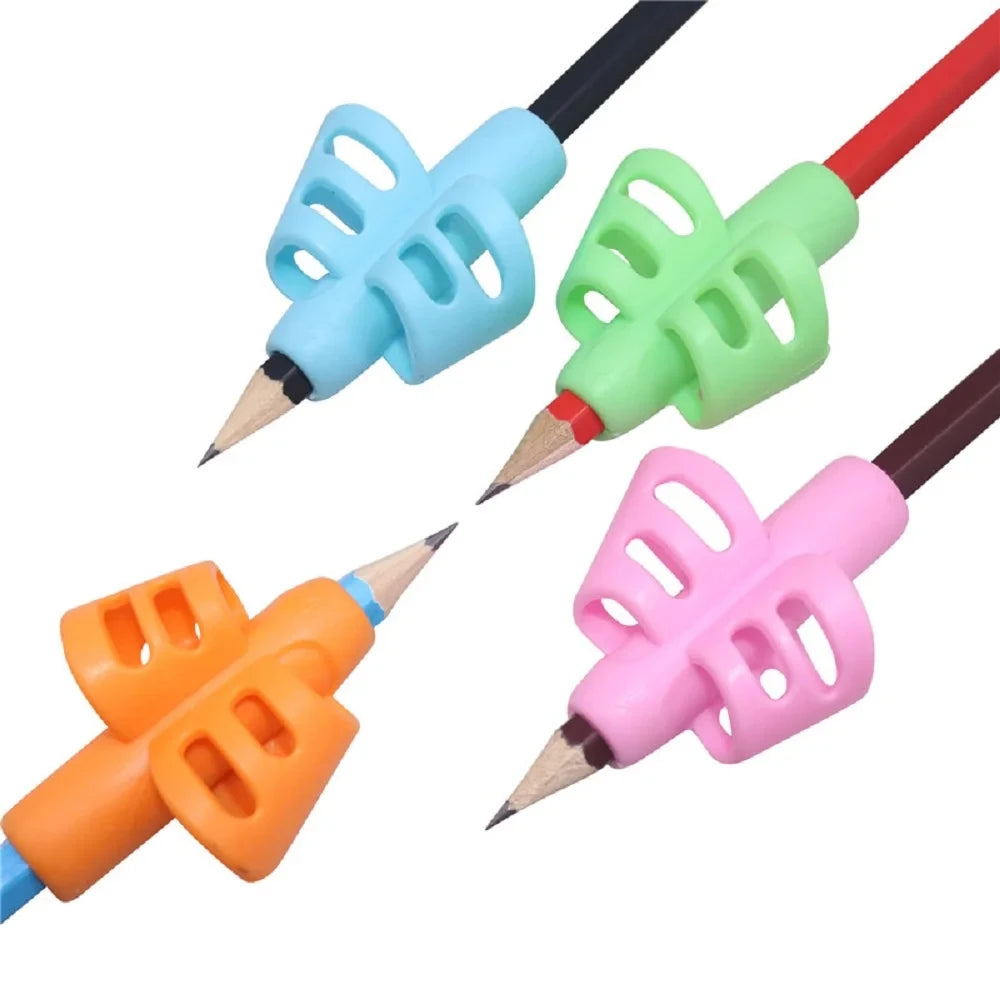 4Pcs Pencil Grips Kids Handwriting Posture Correction Training Grippers Writing AIDS Pens Holding for Toddler Children Gifts