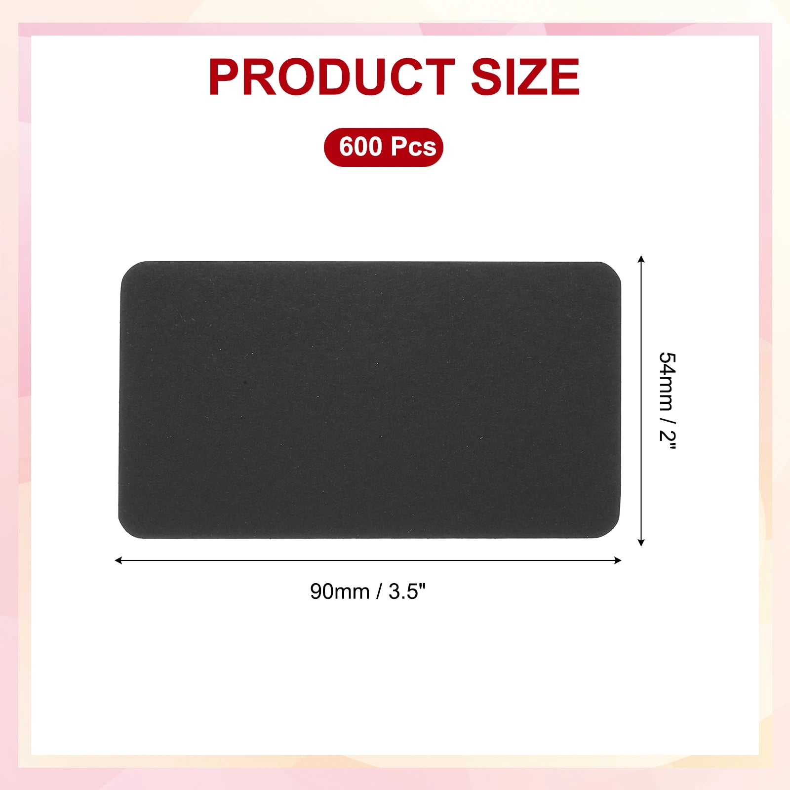 300/600Pcs 3.5"x2" Blank Business Cards Small Blank Cards Cardstock Note Card Craft Paper Card for Name Game Memory Business
