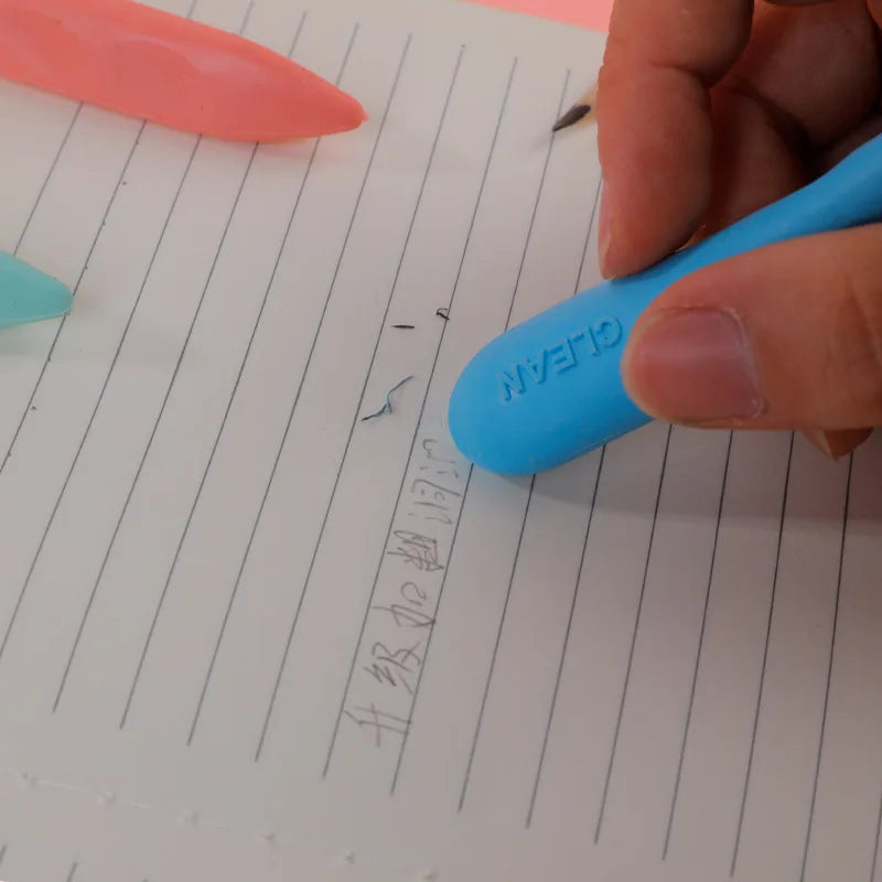 3-5PCS/Box Primary School Students Hole Eraser, Clean Large Eraser for Art, No Residue & No Crumbs, Easy to Erase