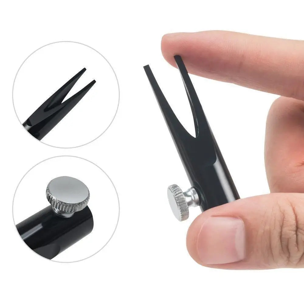 Metal Pencil Sharpening Assist Tool Adjustable Screw Firmly Fixing Eyebrow Pen Sharpening Tool Duckbill Brow Pen Sharper