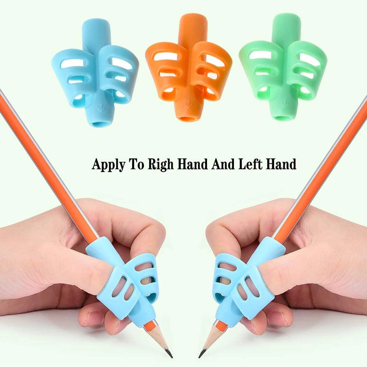 4/8/16 Pcs Handwriting Pencil Grips for Students Writing Aid Posture Correction Training Compatible with All Pencils