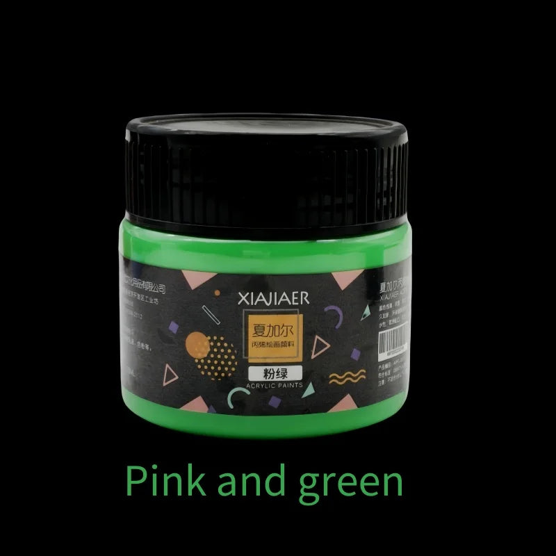 Acrylic Paint 100ml Hand-Painted Wall Painting Graffiti Stone T-Shirt Tinned Paint Studio Multi-Color Acrylic Paint