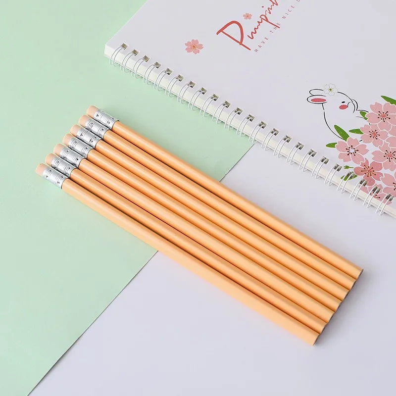 20/50/100 Personalized Wooden Pencils Customized School Decor Pen With Eraser Wedding Gift Favors Baby Shower Party 19CM