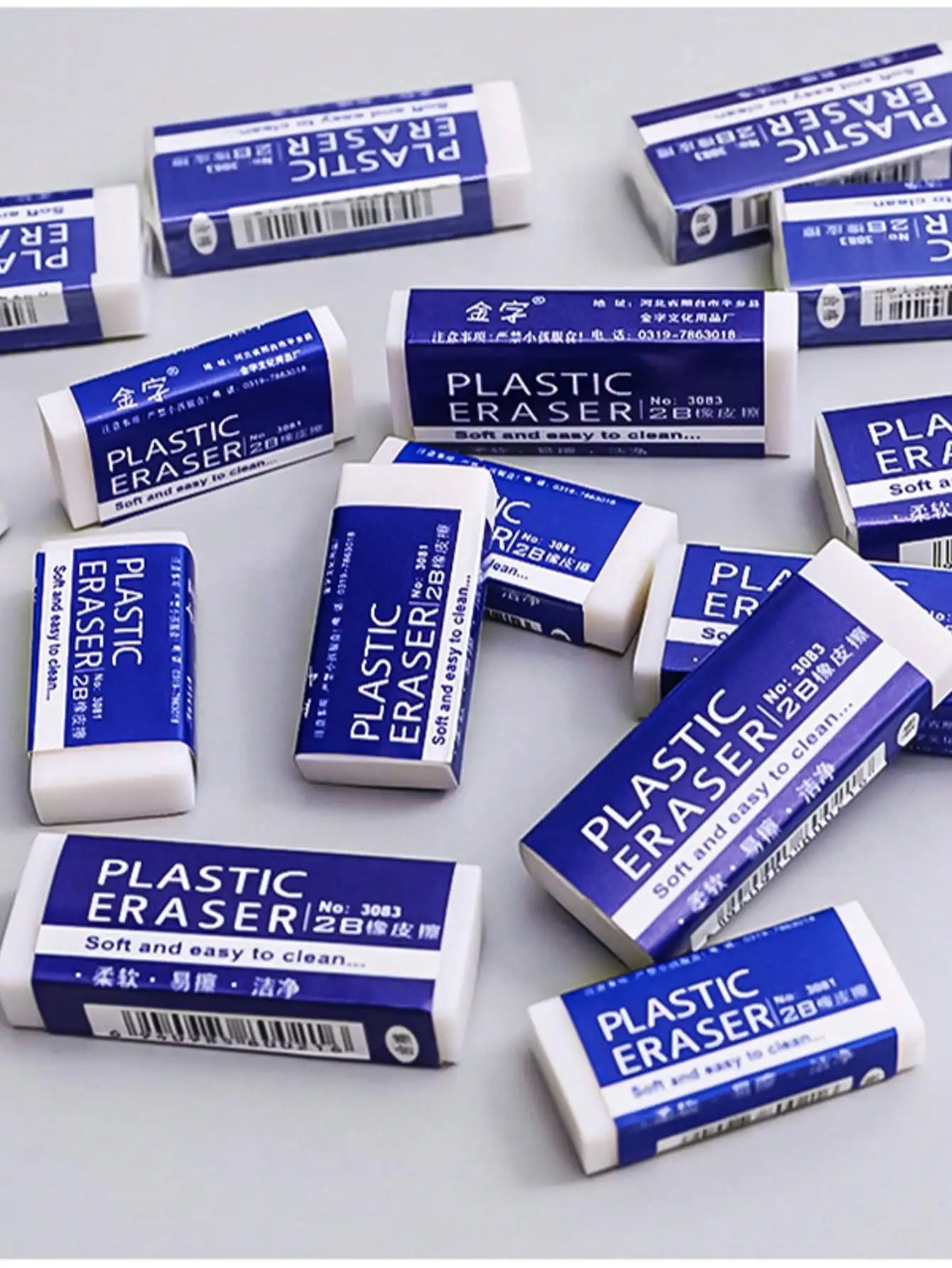 White Eraser for Office And School Art Drawing Drafting Clean Erasing Rubber - General Purpose Drafting Eraser