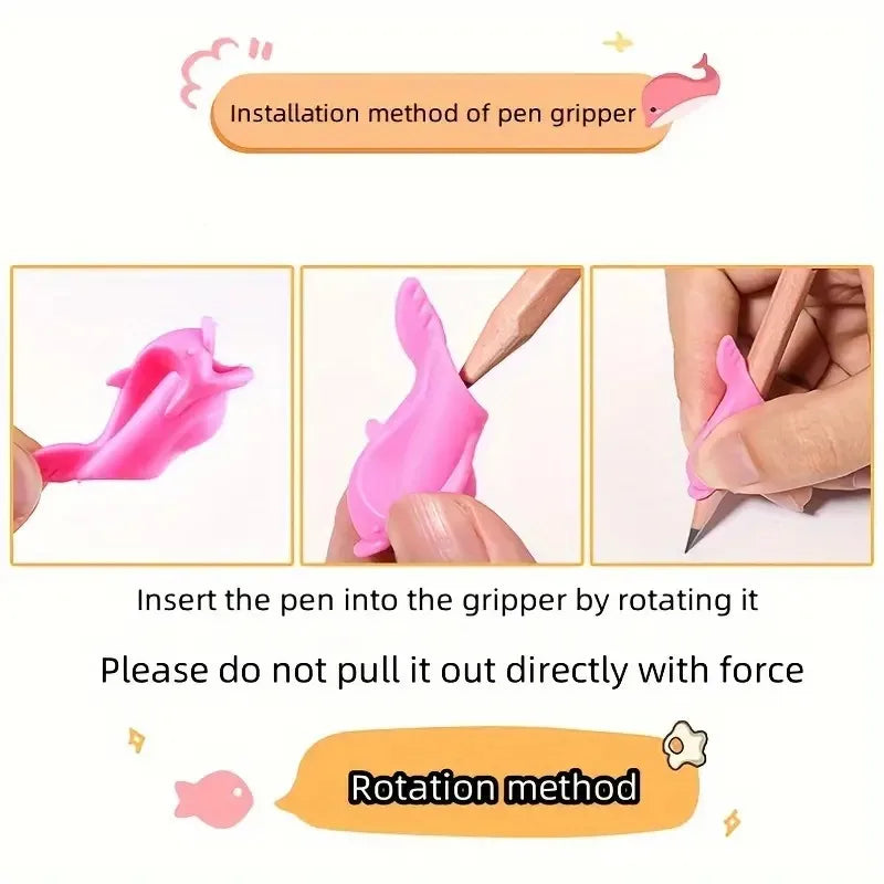 Pencil Grippers for Kids Handwriting 10-30Pcs Finger Grips Holder Ergonomic Writing Aid Grip Posture Correction Training Tools