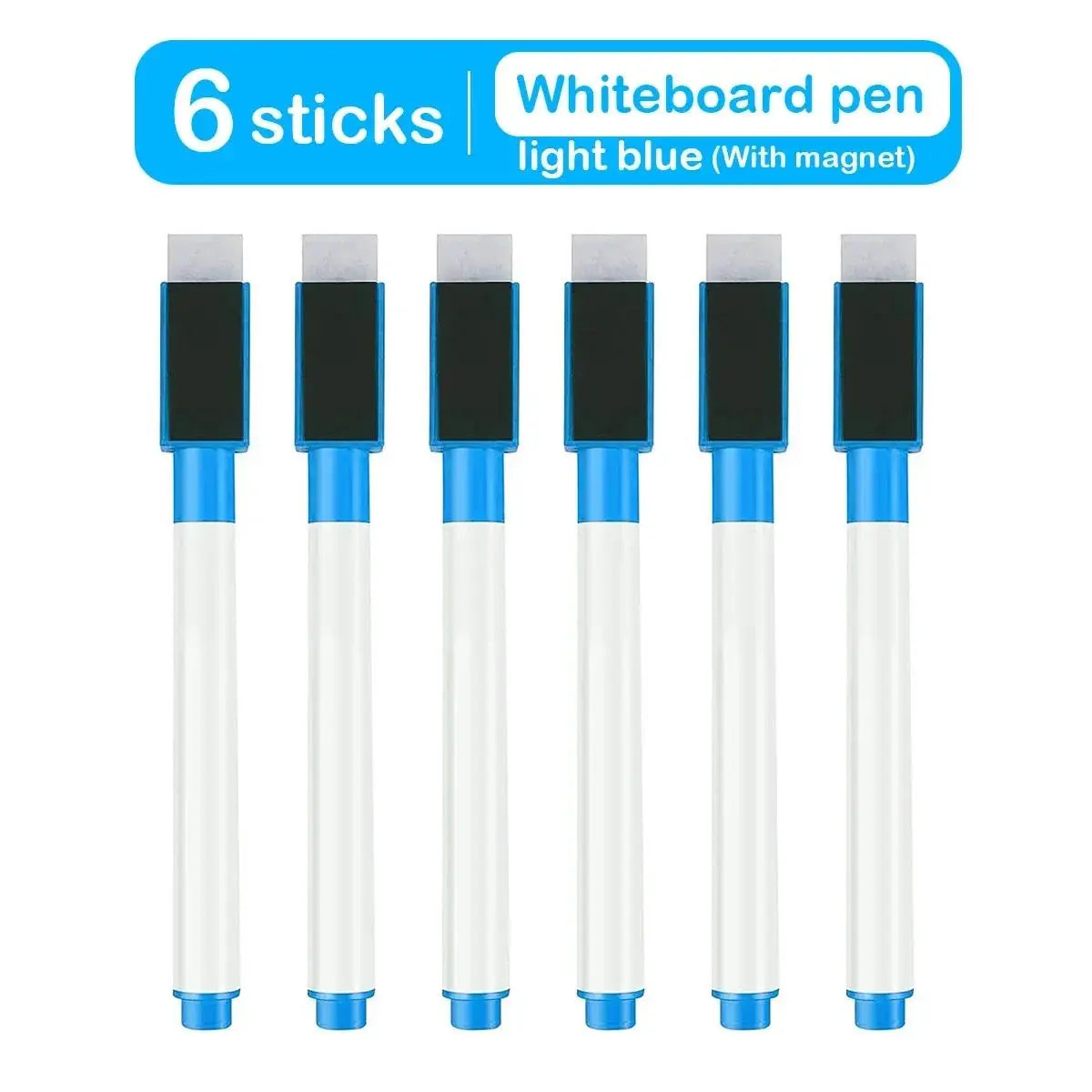 8 Pcs Magnetic Erasable Whiteboard Pen Color Options Numbering Stationery Office Teaching Supplies For Blackboard Student Note