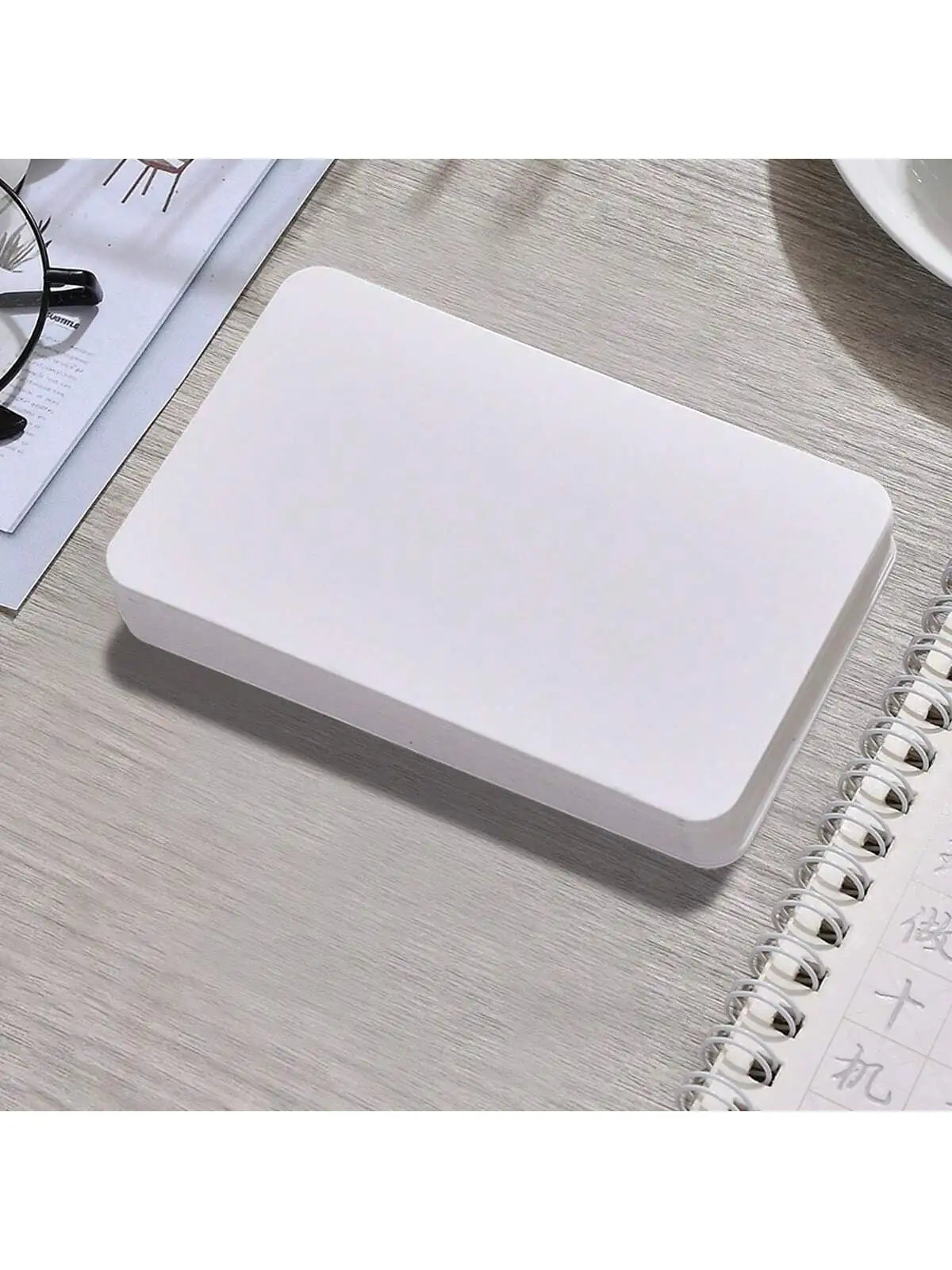 Blank Flash Cards 50/100PCS, DIY White Cardstock Postcards for Graffiti Bookmarks, Message Note Index Cards