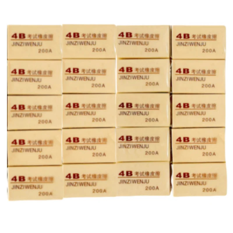 Eraser set wholesale Korean version 4b eraser for primary school students Erasers Sassafras children's erasers clean without lea