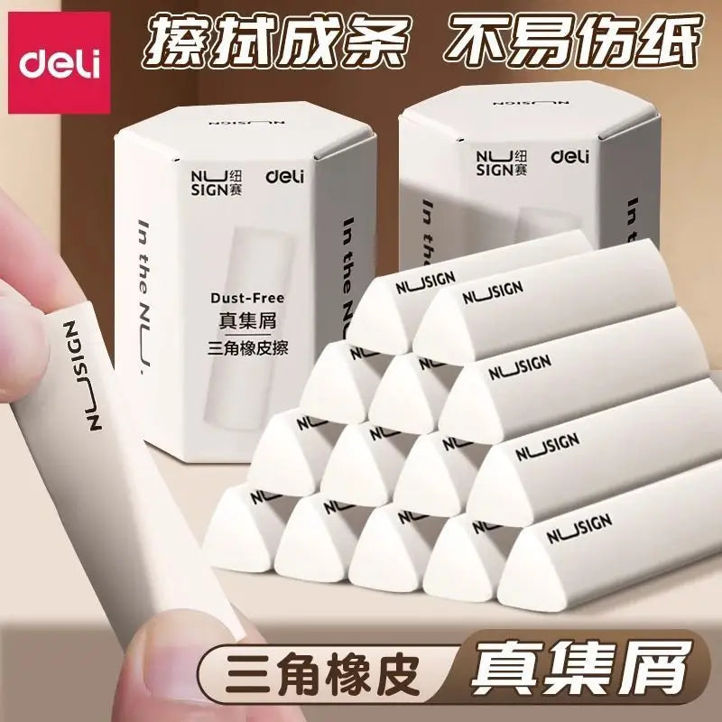 Newsay Eraser, Chip-collecting Triangular Eraser Refers To The Primary School Student Who Erases Words Into Lines Without Chips
