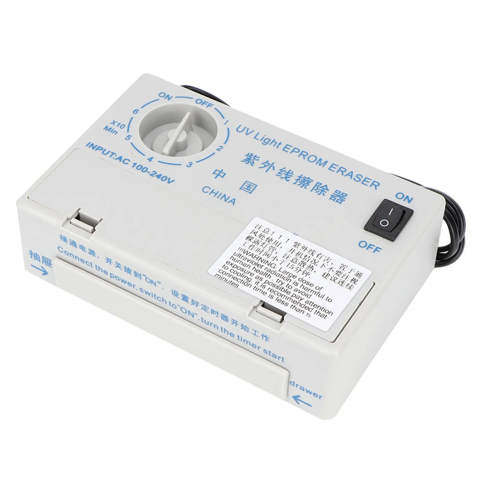 UV EPROM Eraser UV Light Eraser UV EPROM Eraser Ultraviolet Light Erasable Timer Semiconductor Wafer Erase Radiation UV Eraser