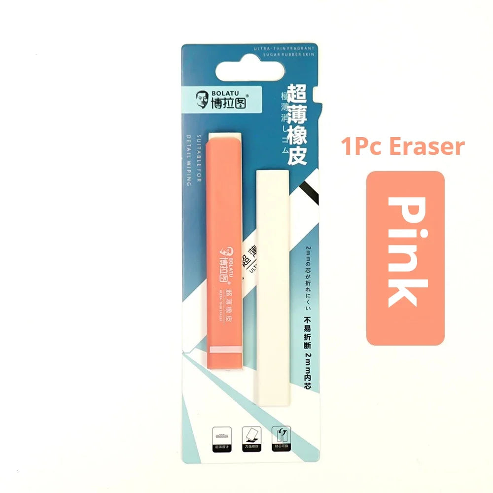 Eraser Pen Automatic Pencil Rubber Refillable Pen High Precision Sketching Drawing Correction Painting Erasers Art Supplies
