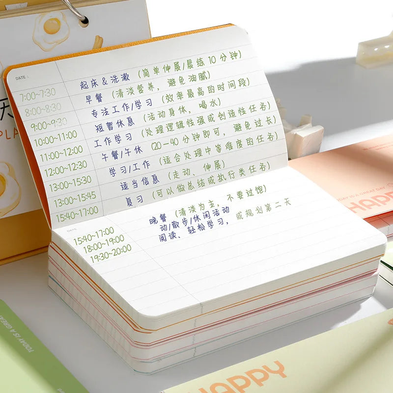 64 Sheets Notebook Is Portable, and The Horizontal Notepad Is Simple and High-value. Kawaii Notebook Notebooks Diary Binder Note