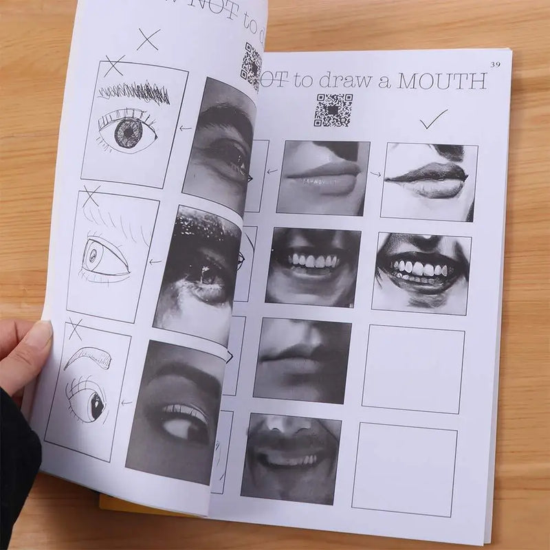Professional This Is Not a Sketchbook Thick Paper Hardcover Art Class Drawing Book Stationery Interactive Workbook