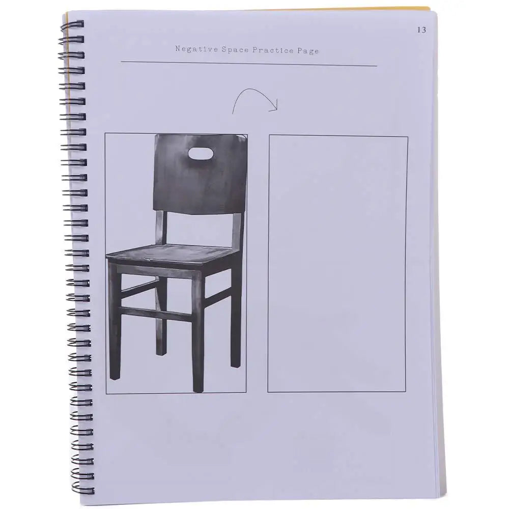 This is Not a Sketchbook It's an Art Class Drawing Book with Lined Blank Pages for Kids Adults Easy Step Practices Sketchpa