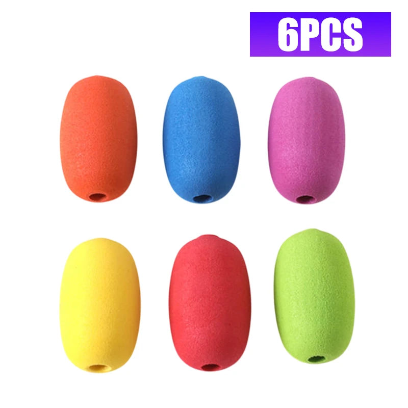 3/6pcs Soft Foam Grips For Pens And Pencils, Writing Practice Pencil Holder Cushion Grip For Handwriting Drawing Ergonomic