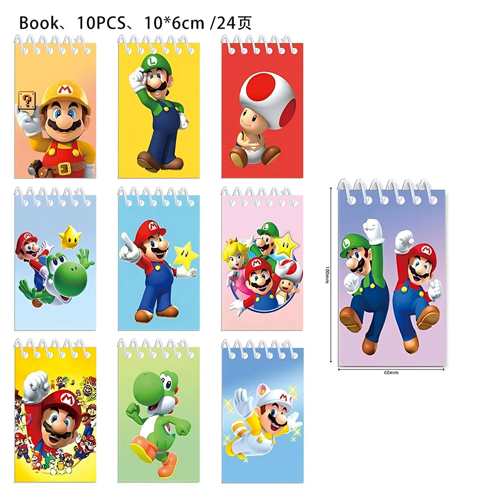 8/10pcs Cartoon Multi-Style School Notebooks Creative Memo Pads & Meeting Books - Assorted Designs for Organizing And Sketching