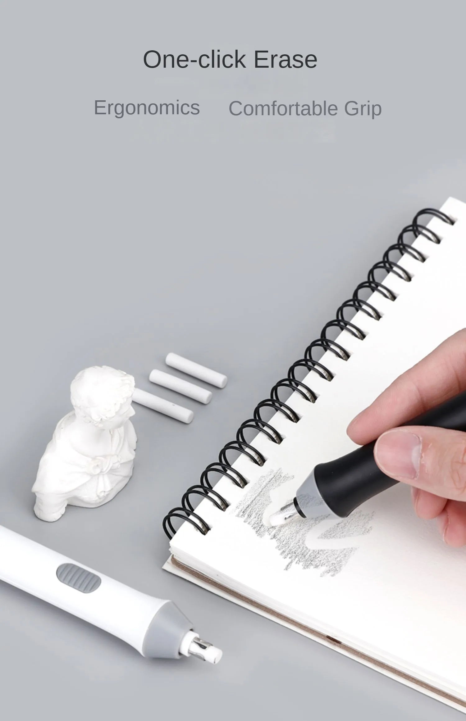 Electric Rubber Eraser Sketch Adjustable School Office Supplies Art Drawing Automatic Learning Pretty Stationery Funny Erasers