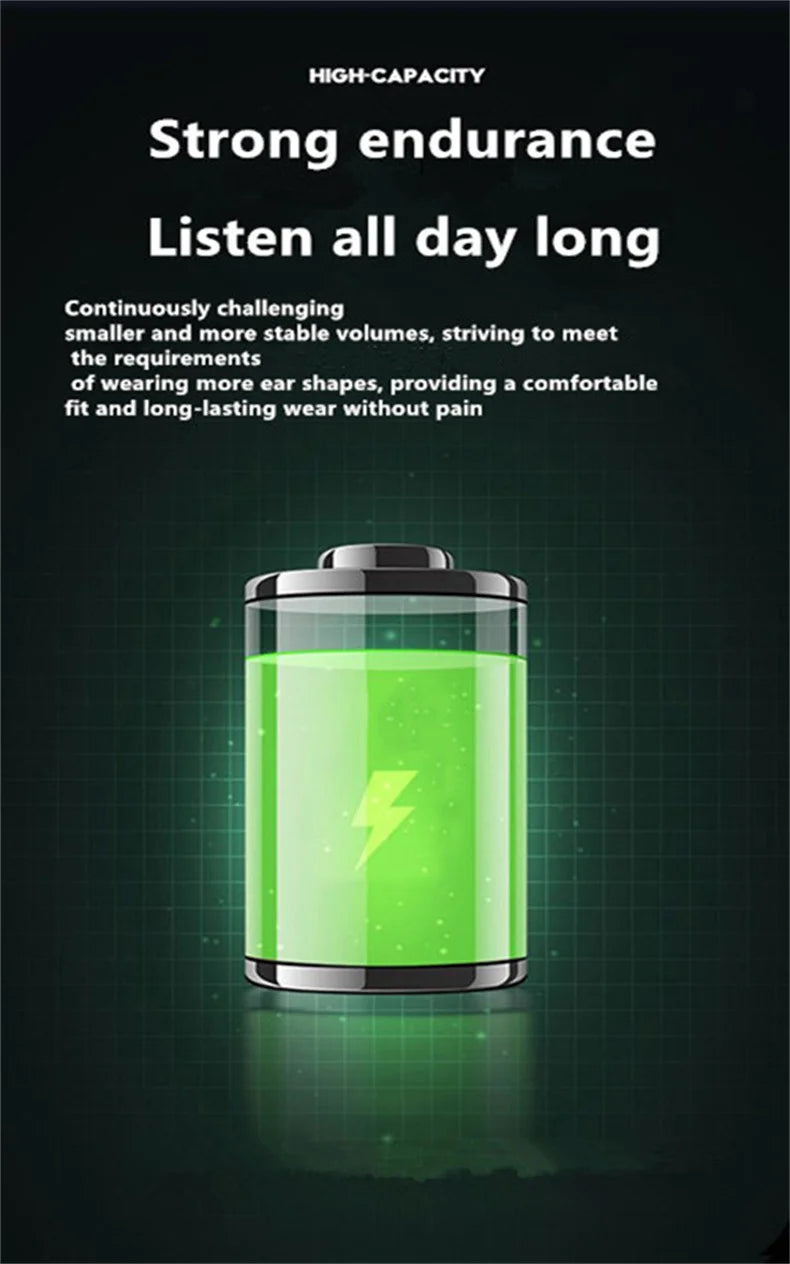 Earphone Clip Wireless Bluetooth Headphone Bone Conduction Headset High Quality TWS Auriculares Sport Noise Canceling With Mic