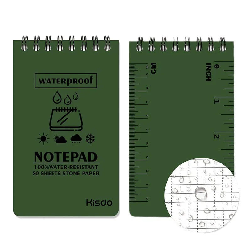 2PCS New Spiral Notebooks, Multicolor Mini Pocket Notebook, Waterproof Plastic Cover, Personalized Notebook, Back to School