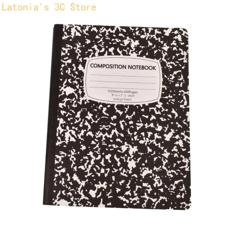 Softcover College Ruled Composition Notebook, 100 Sheets for Class Writing X3UB