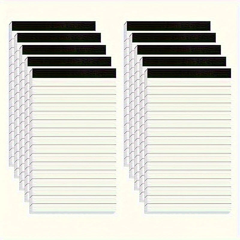 5-Pack Grid Writing Notebooks Set, 3x5 Inch, 30 Sheets Each - Perfect for Students, Office, Back to School Supplies for Learning