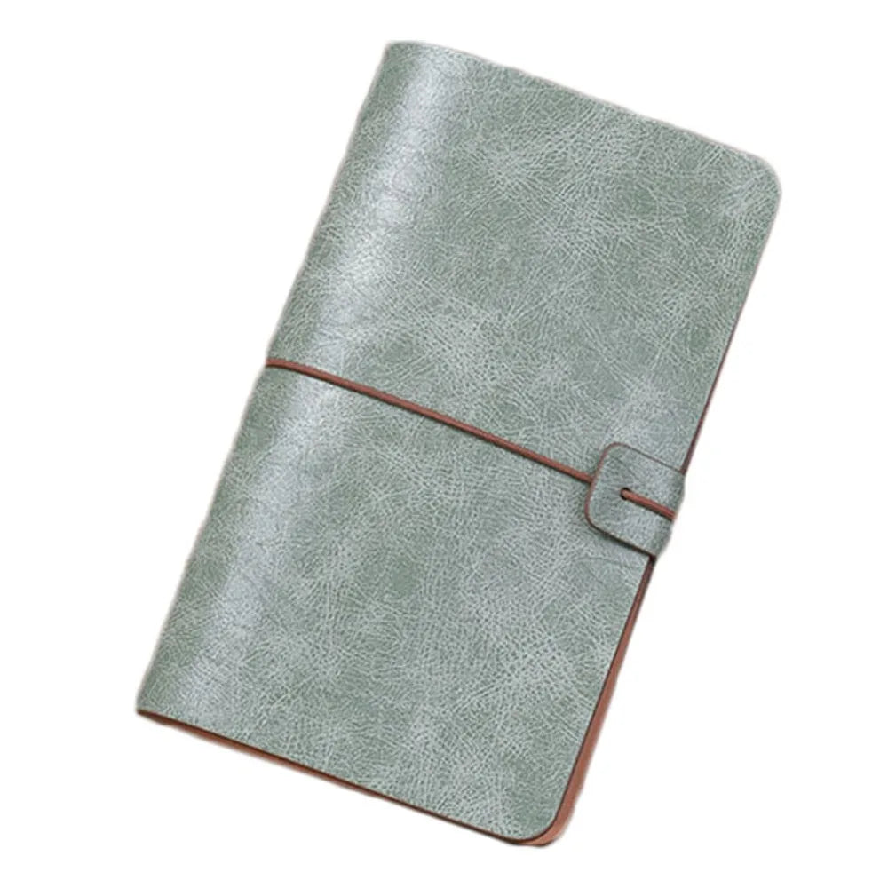 Vintage Portable Leather Notebook Stationery Hand Ledger Diary Book Hardcover Exquisite Notepad School