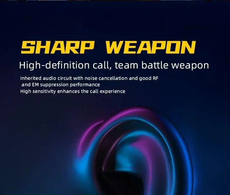 Wireless Bluetooth 5.0 Headphones Noise Reduction Earphones Sports Music Earbuds HiFi Stereo Gaming Headset With Mic For iPhone