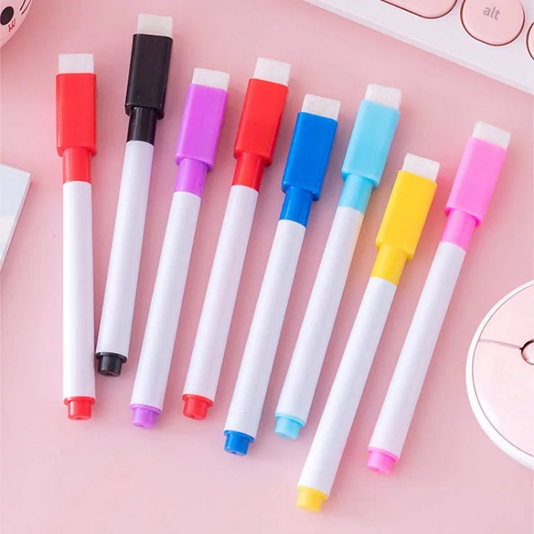 8PCS Erasable Whiteboard Markers Board Marker School Supplies CSB03