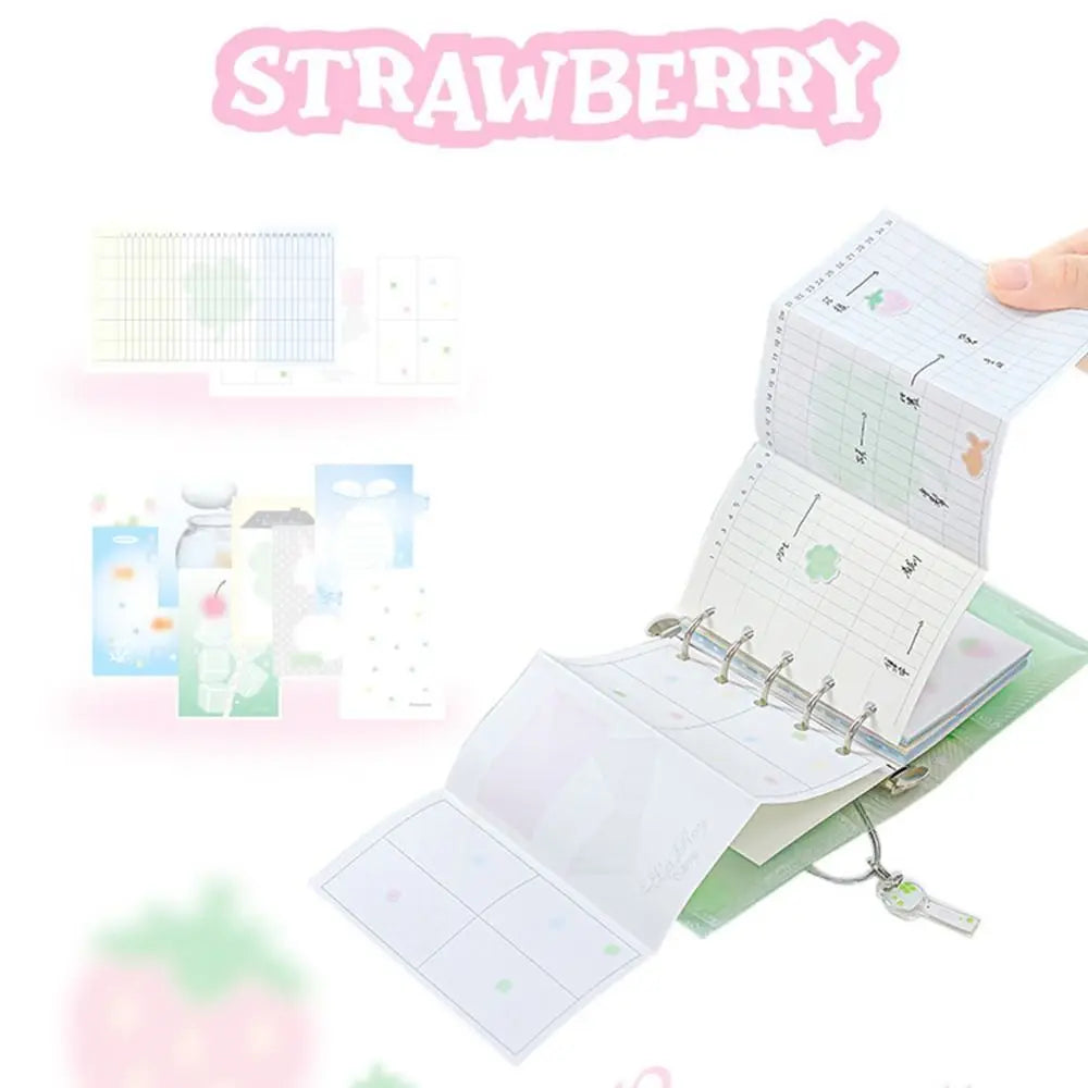 Stationery Cartoon Loose-leaf Notebook Portable Mini Hand Account Book Diary Cute Hand Ledger School