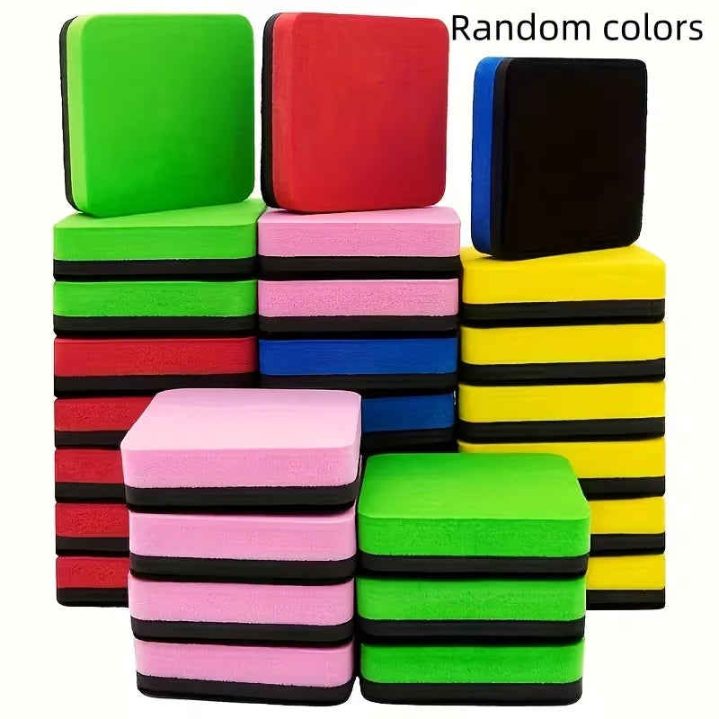 30 pieces of erasers, suitable for removing dry-erase pen marks on soft whiteboards, glass whiteboards and regular whiteboards