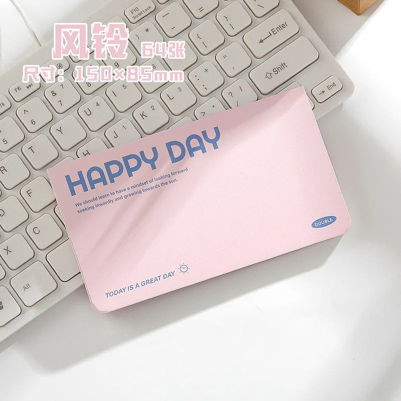 64 Sheets Notebook Is Portable, and The Horizontal Notepad Is Simple and High-value. Kawaii Notebook Notebooks Diary Binder Note