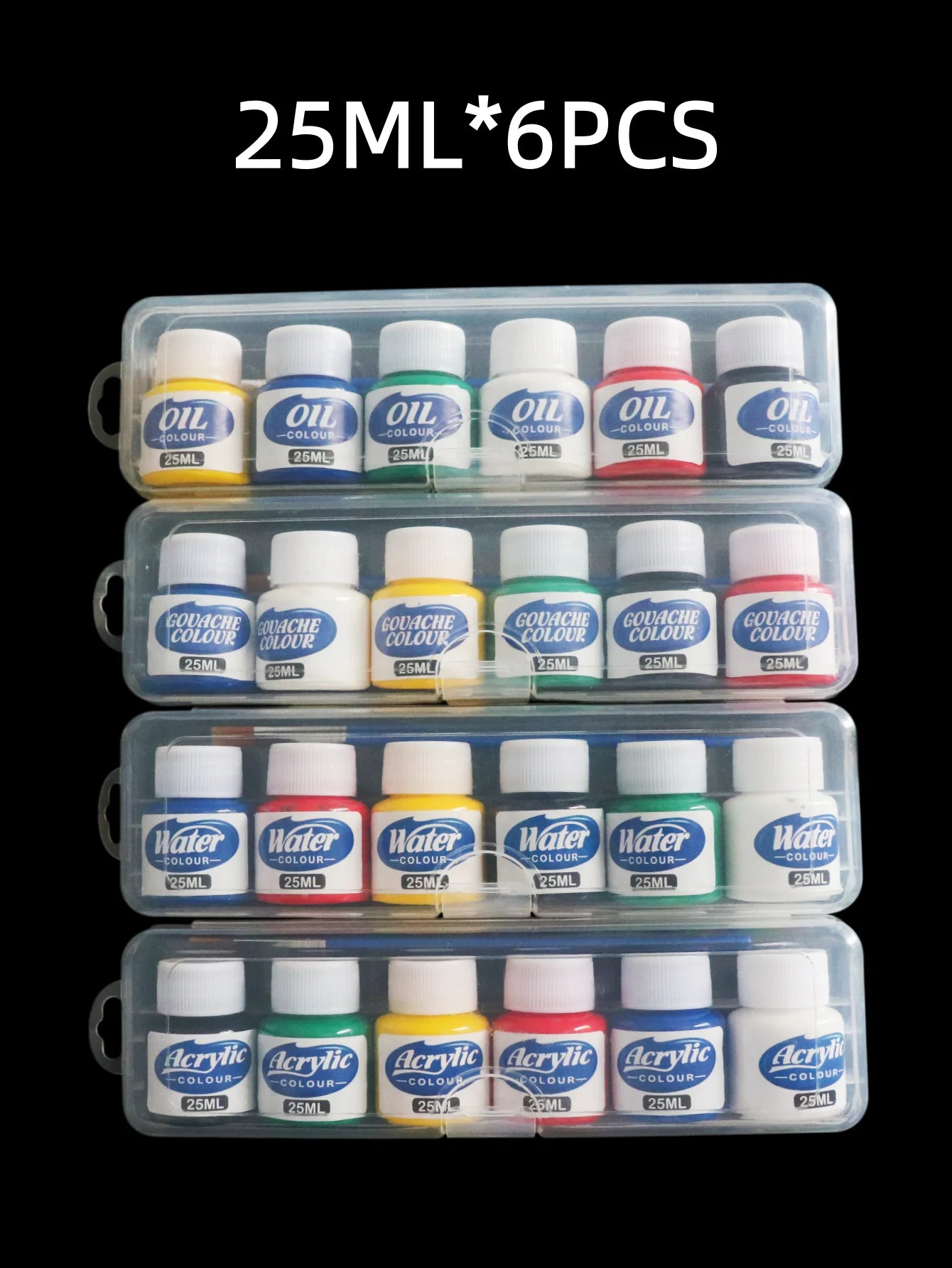 Acrylic Paint Set, Multi-Surface Art Supplies for Canvas, Wood & Paper – Ideal for Students & Crafters