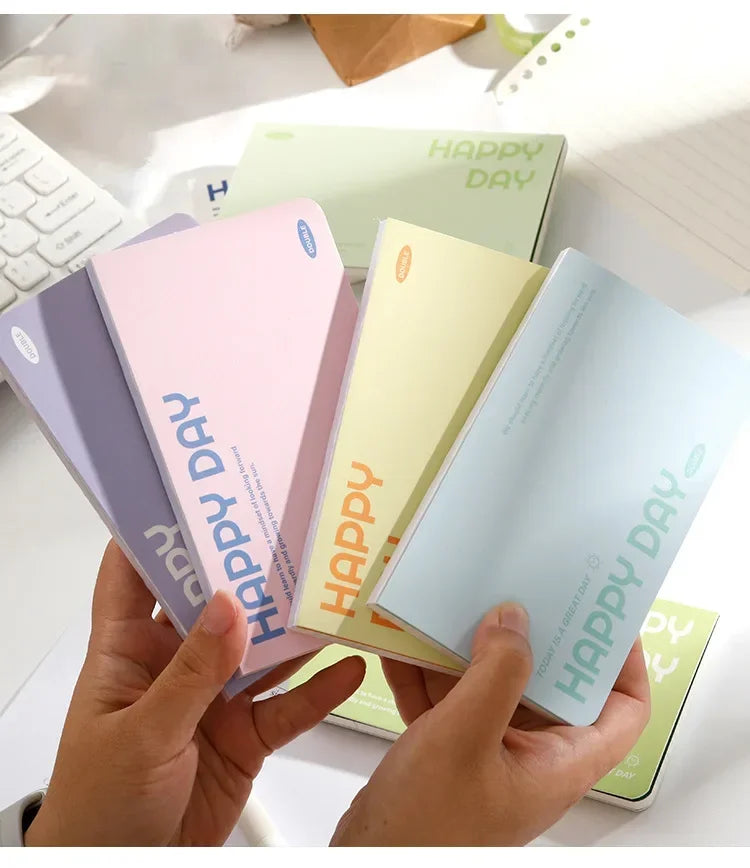 64 Sheets Notebook Is Portable, and The Horizontal Notepad Is Simple and High-value. Kawaii Notebook Notebooks Diary Binder Note