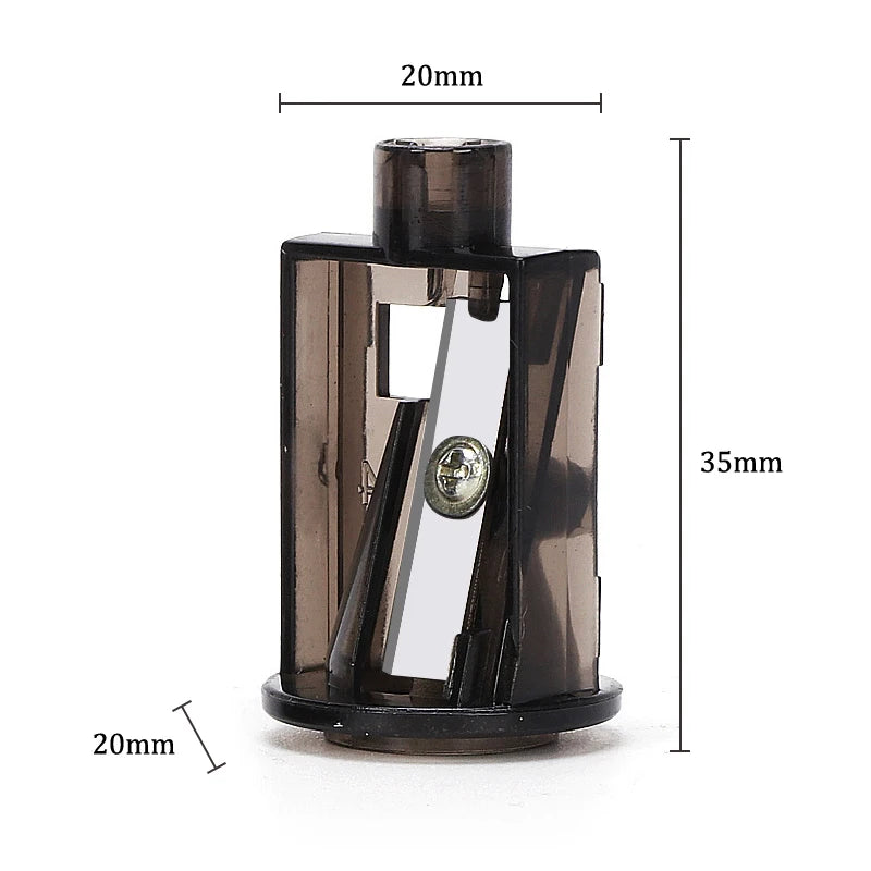 2PCS Multifunctional Automatic Two-hole Electric Switch Pencil Sharpener Spare Blades Home Office Pencils Art Drawing Supplies