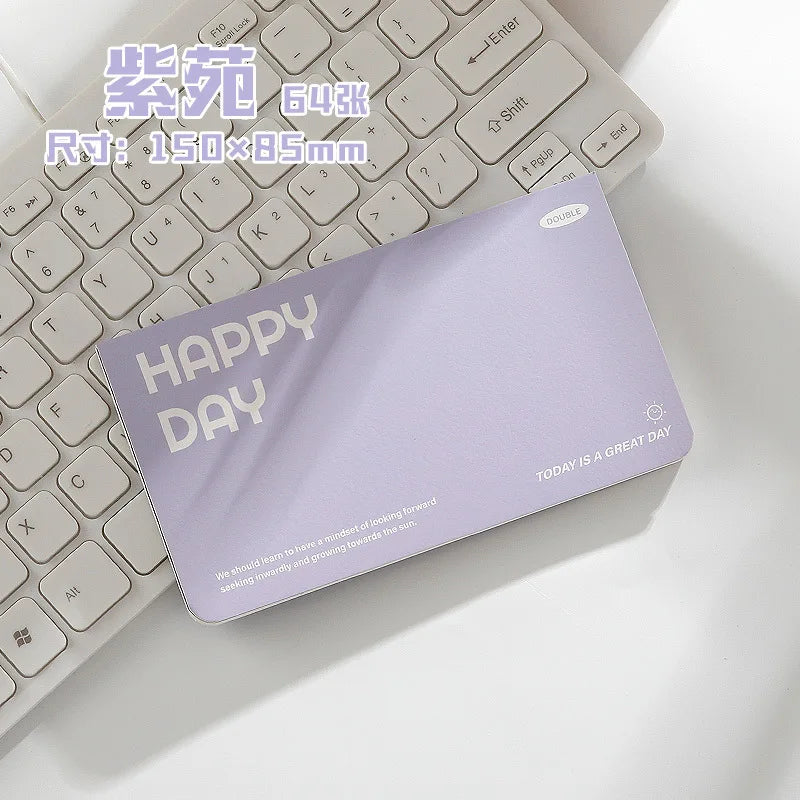 64 Sheets Notebook Is Portable, and The Horizontal Notepad Is Simple and High-value. Kawaii Notebook Notebooks Diary Binder Note
