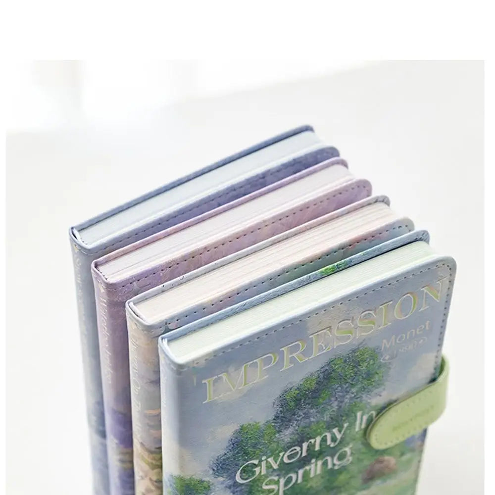 Weekly Planner School Stationery Magnetic Buckle Writing Pads Landscape Notepad DIY Scrapbook Scenery Notebook Handbook