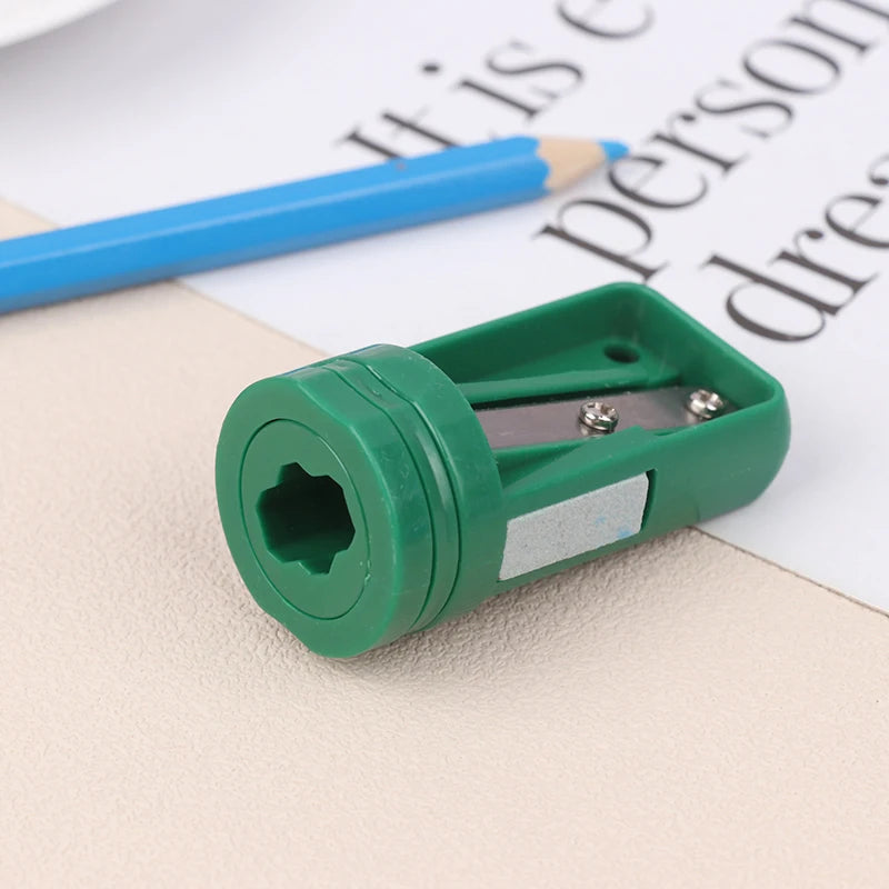 1pc Woodwork Carpenter Pencil Sharpener Cutter Shaver Narrow Sharpening For Woodworking Hand Tools Multi Purpose 6 Colors