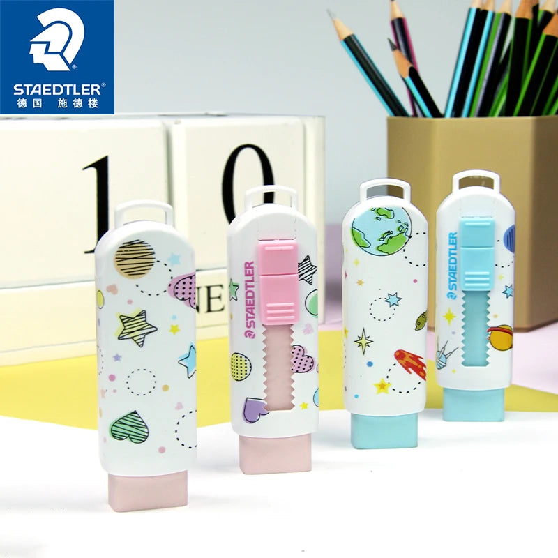 Staedtler 525 Eraser From Germany Is Environmentally Friendly, PVC Free, Debris Free, and Can Be Pushed