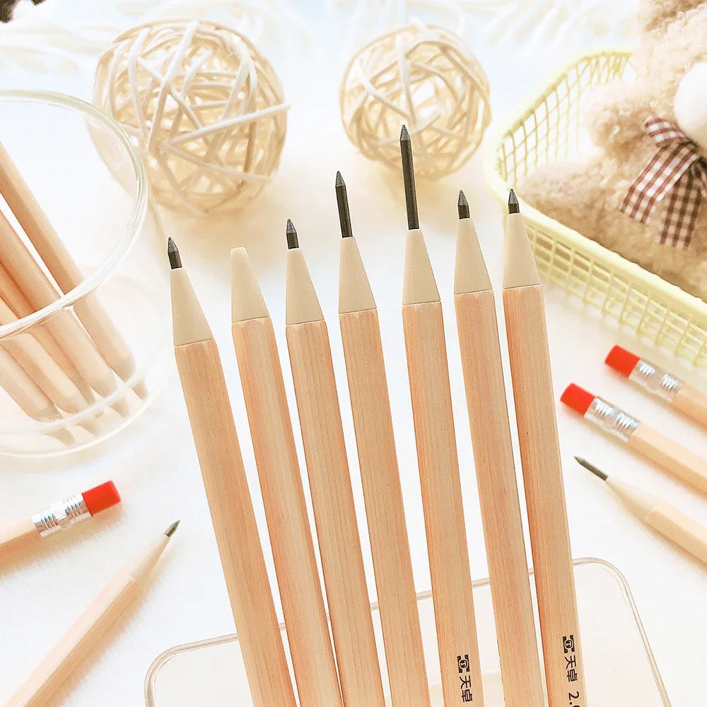 Student School office accessories stationery items Cute Stationery Drawing Writing Art Sketching 2.0 mm Mechanical Pencils