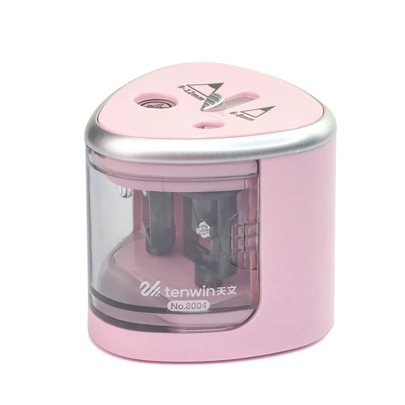 Study Manual Auto Automatic Drawing Pencil Pen Sharpener Electric Switch Pencil Sharpener Stationery Home Office School Supply