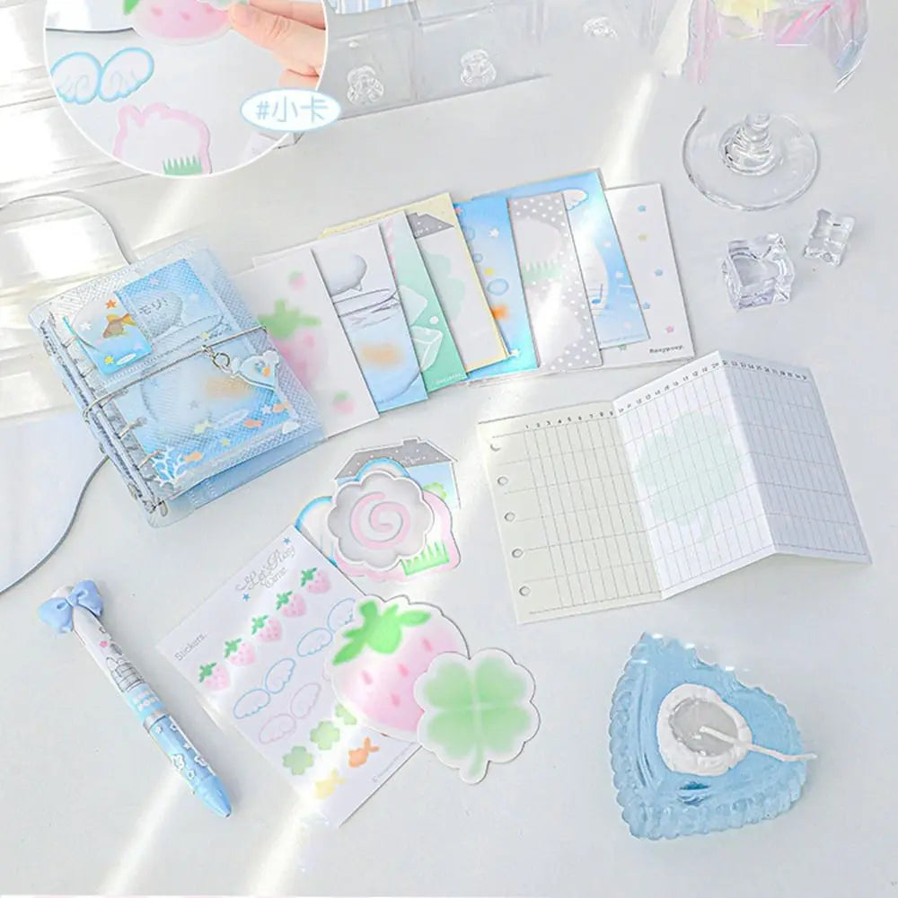 Stationery Cartoon Loose-leaf Notebook Portable Mini Hand Account Book Diary Cute Hand Ledger School